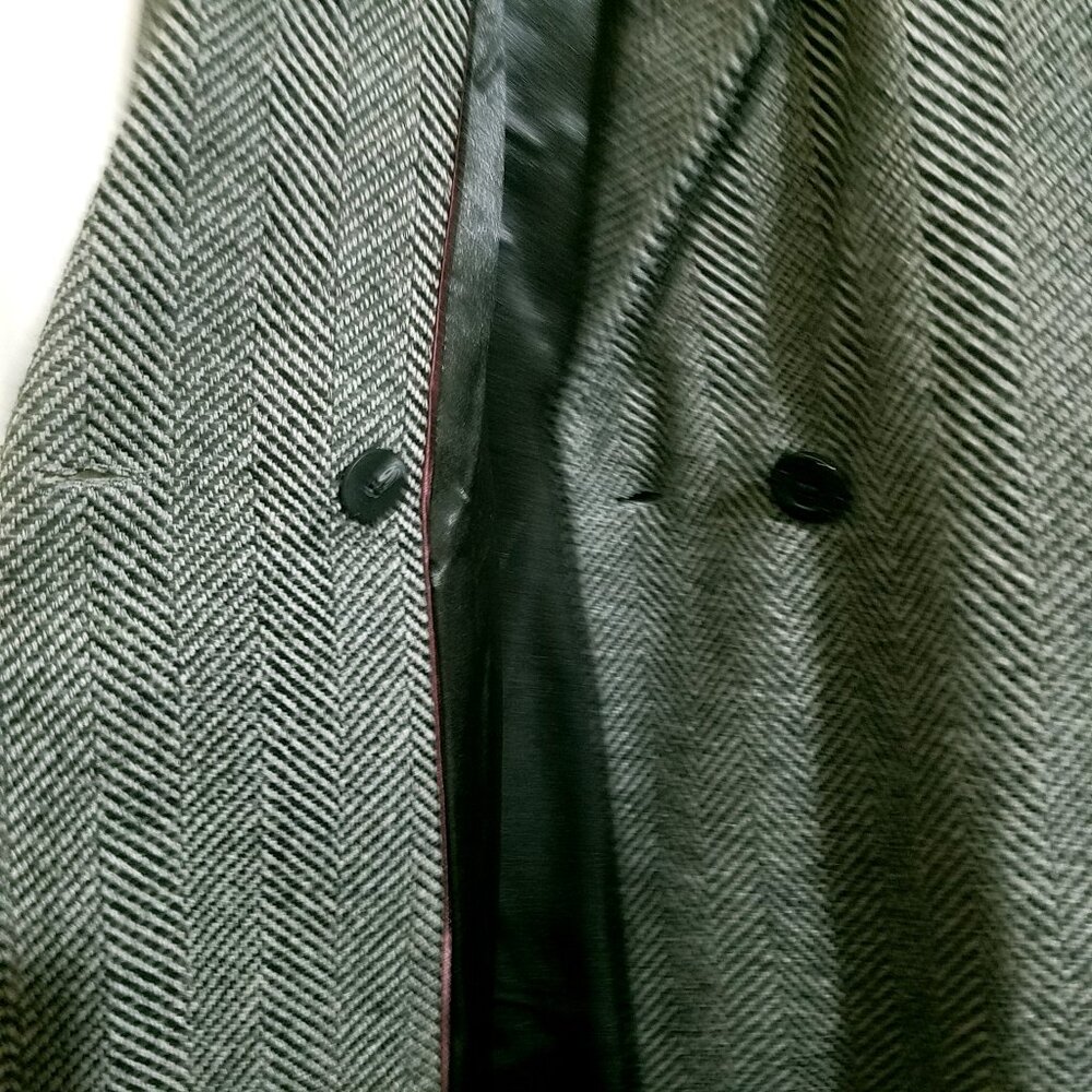 DKNY Women’s Classic Gray Twill Winter Coat Size M NWT - Picture 13 of 16